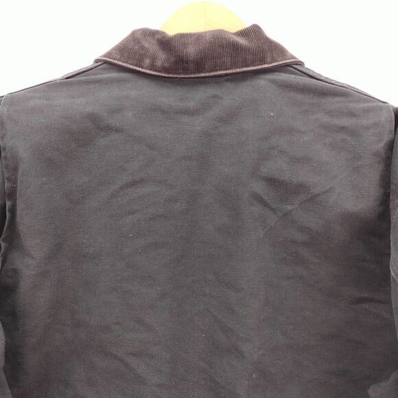 VTG Carhartt Jacket Detroit J01 Mens Size 46 XL Black Blanket Lined Chore Barn - Picture 13 of 15